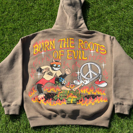 Burn The Roots Of Evil Hoodie