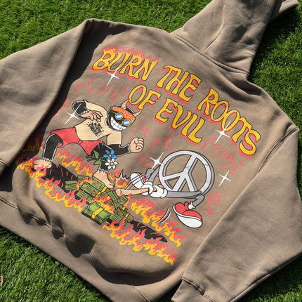Burn The Roots Of Evil Hoodie