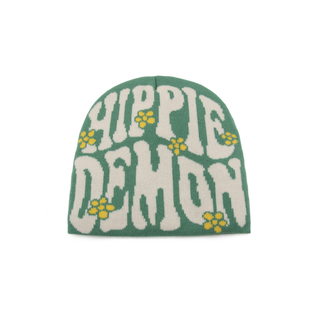 Hippie Demon Sun Flower Beanie