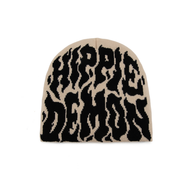 Hippie Demon Black Flame Beanie