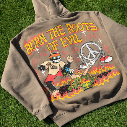 Burn The Roots Of Evil Hoodie