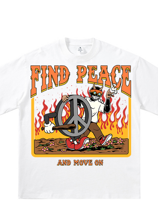 Find Peace Heavy Tee - My Store