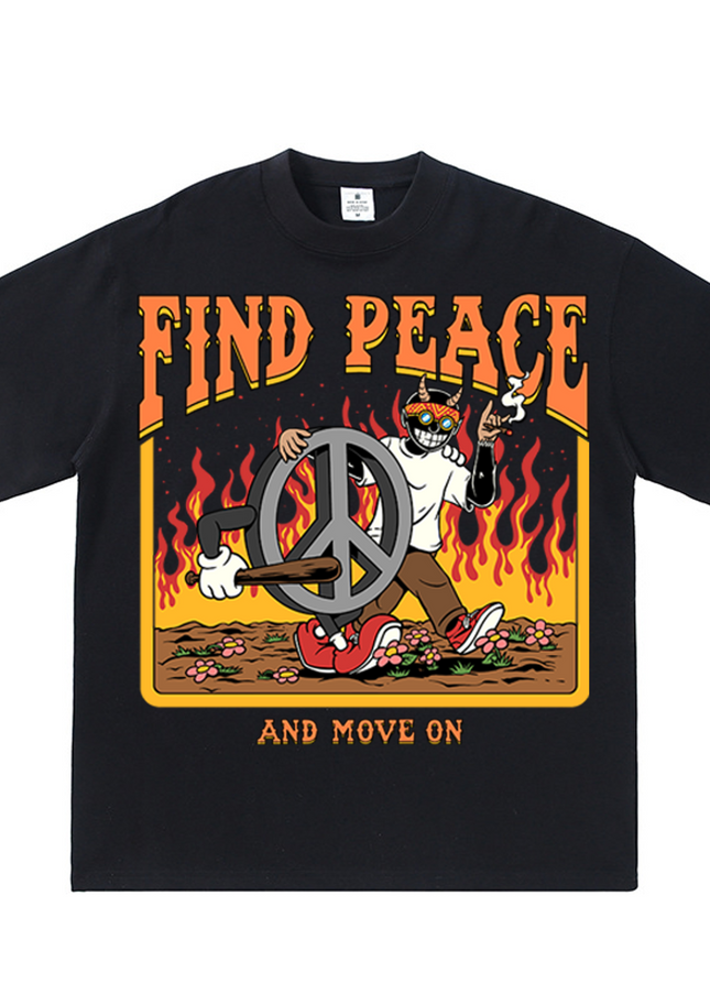 Find Peace Heavy Tee - My Store